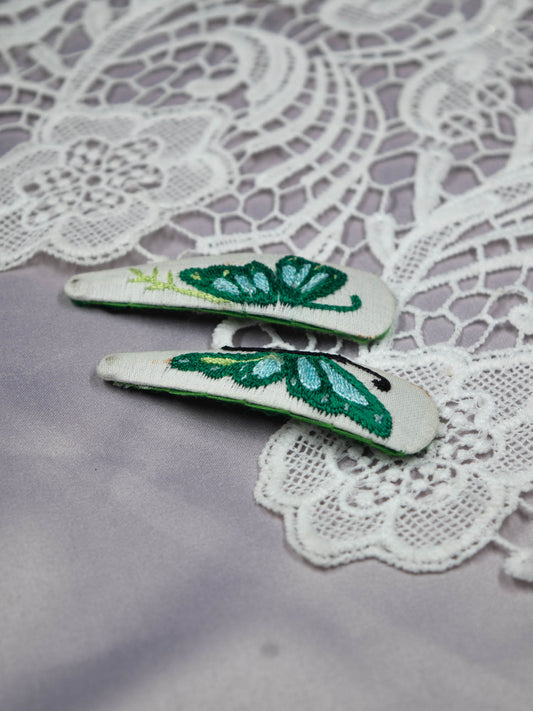 Hand Embroidered Clips (Variation 24)