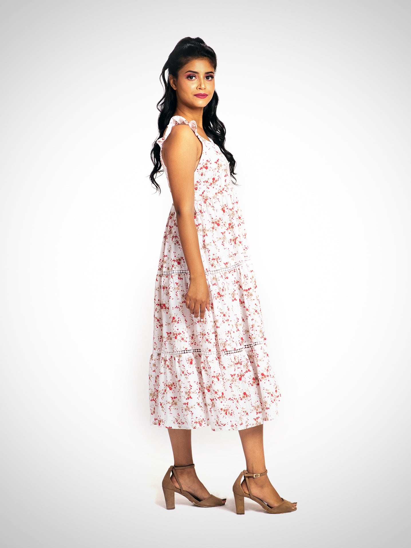 Cherry Blossom Cotton Dress
