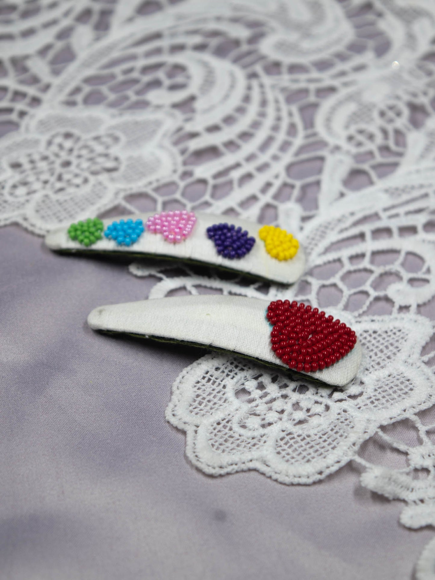 Hand Embroidered Clips (Variation 38)