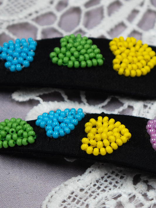 Hand Embroidered Clips (Variation 41)