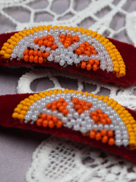 Hand Embroidered Clips (Variation 44)